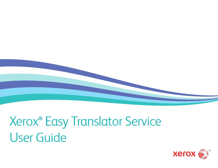 xerox easy translator service pdf